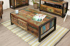 Baumhaus Urban Chic 4 Door 4 Drawers Large Coffee Table - Price Crash Furniture