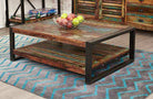 Baumhaus Urban Chic Rectangular Coffee Table - Price Crash Furniture