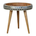 Bone Inlay Nordic Style End Table - Small - Price Crash Furniture