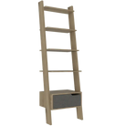 Core Manhattan Bleached Pine Ladder Bookcase - Price Crash Furniture