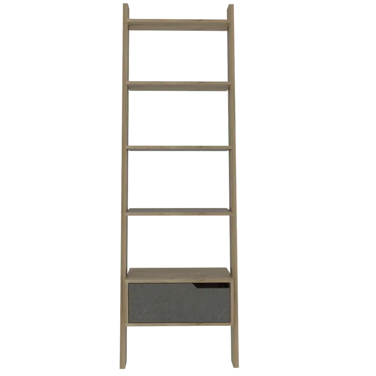 Core Manhattan Bleached Pine Ladder Bookcase - Price Crash Furniture