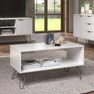 Core Products Augusta Open Coffee Table in White - Price Crash Furniture