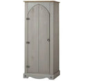 Core Products Corona Grey Vestry Cupboard - Price Crash Furniture
