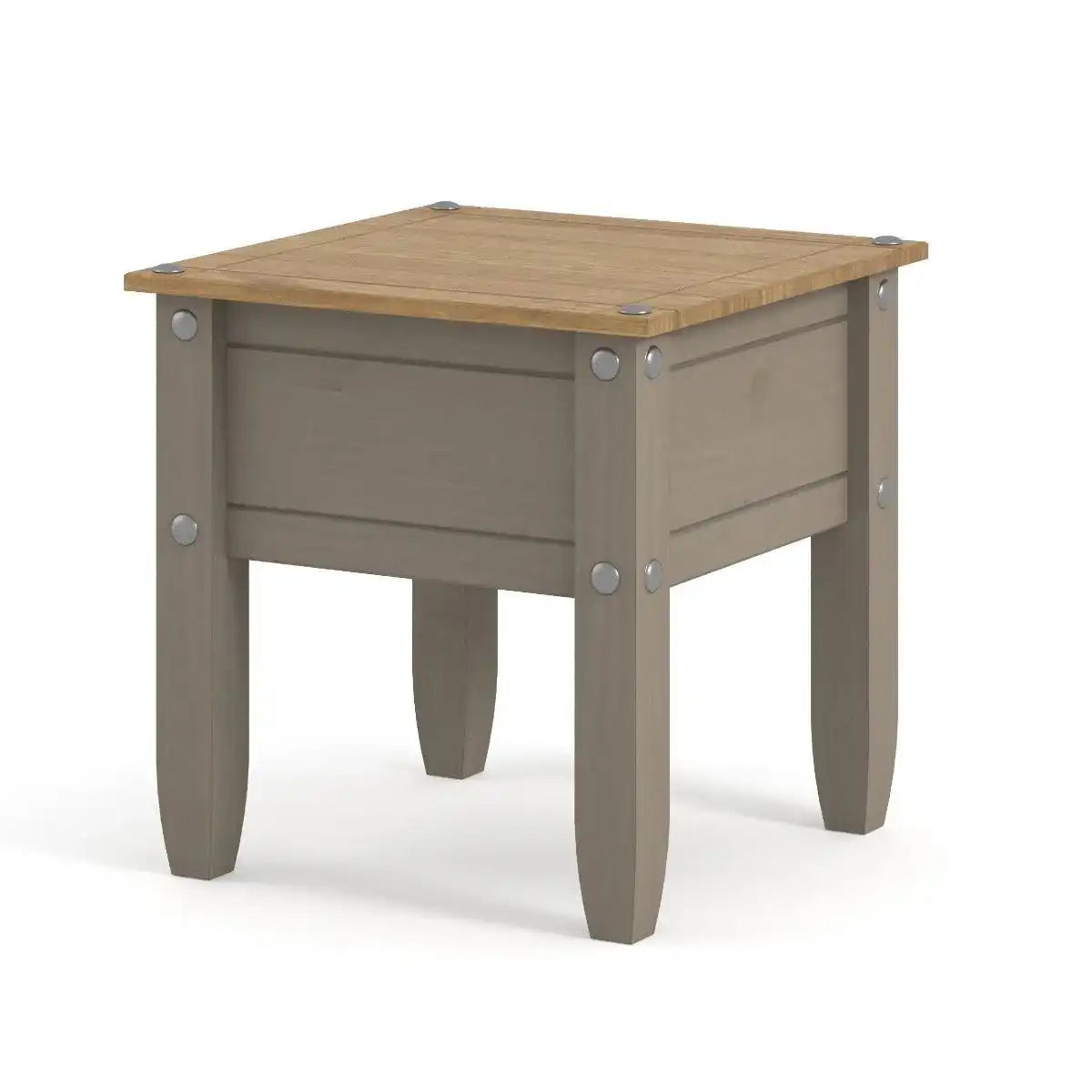 Core Products Corona Grey Washed Lamp Table - Price Crash Furniture