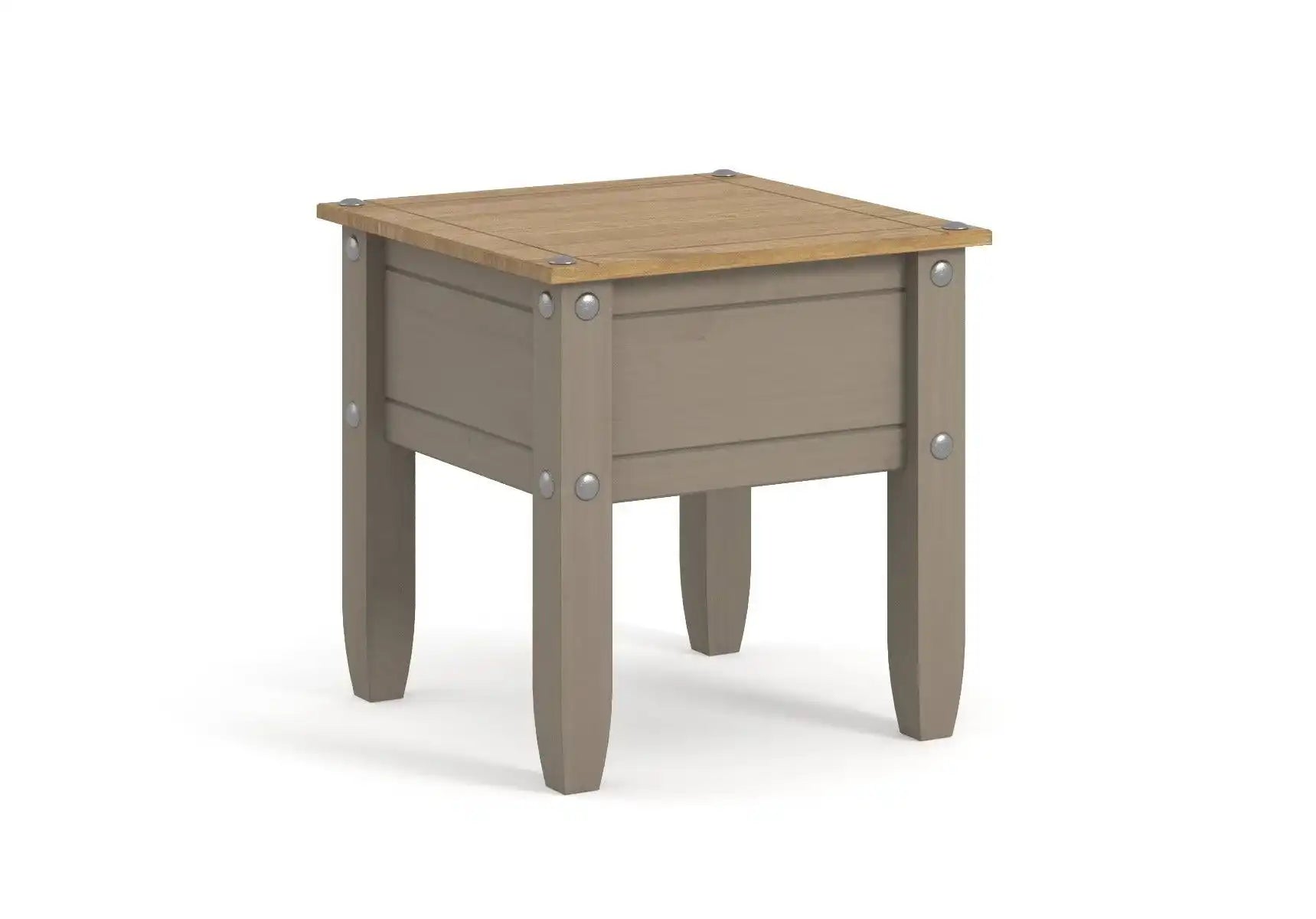 Core Products Corona Grey Washed Lamp Table - Price Crash Furniture