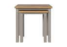 Core Products Corona Grey Washed Linea Nest Of Two Tables - Price Crash Furniture