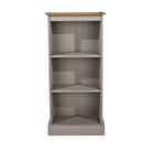 Core Products Corona Pine Grey Wax Low Narrow Bookcase - Price Crash Furniture