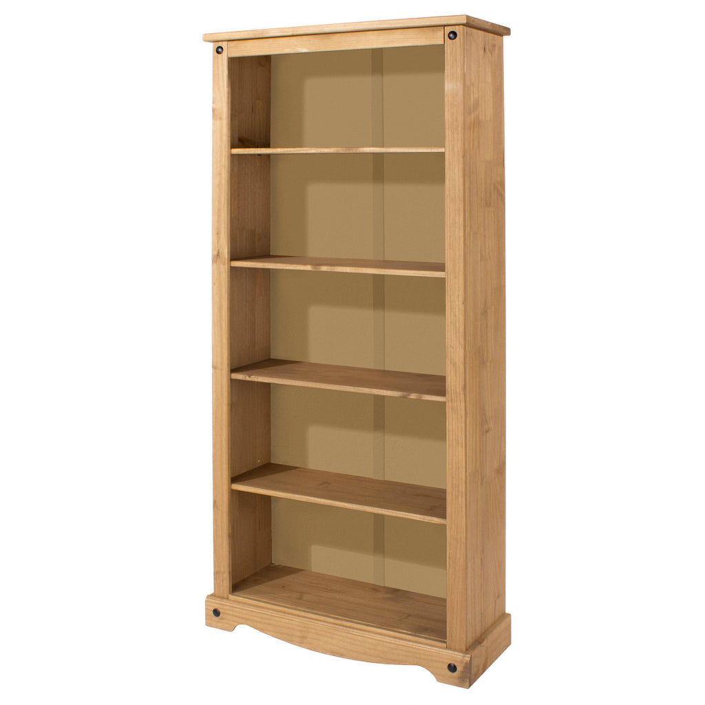 Core Products Corona Pine Tall Bookcase - Price Crash Furniture