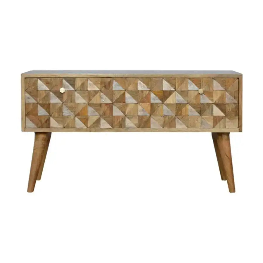 Diamond Carved Storage Hallway Bench - Price Crash Furniture