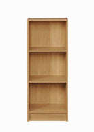 Essentials Bookcase Medium Narrow in Oak by TAD - Price Crash Furniture
