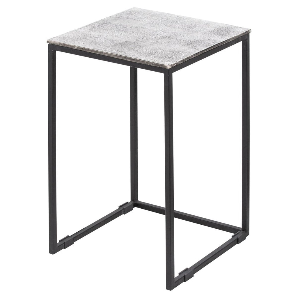 Farrah Collection Silver Nest Of Three Tables - Price Crash Furniture