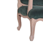 Green Velvet French Style Chair - Price Crash Furniture