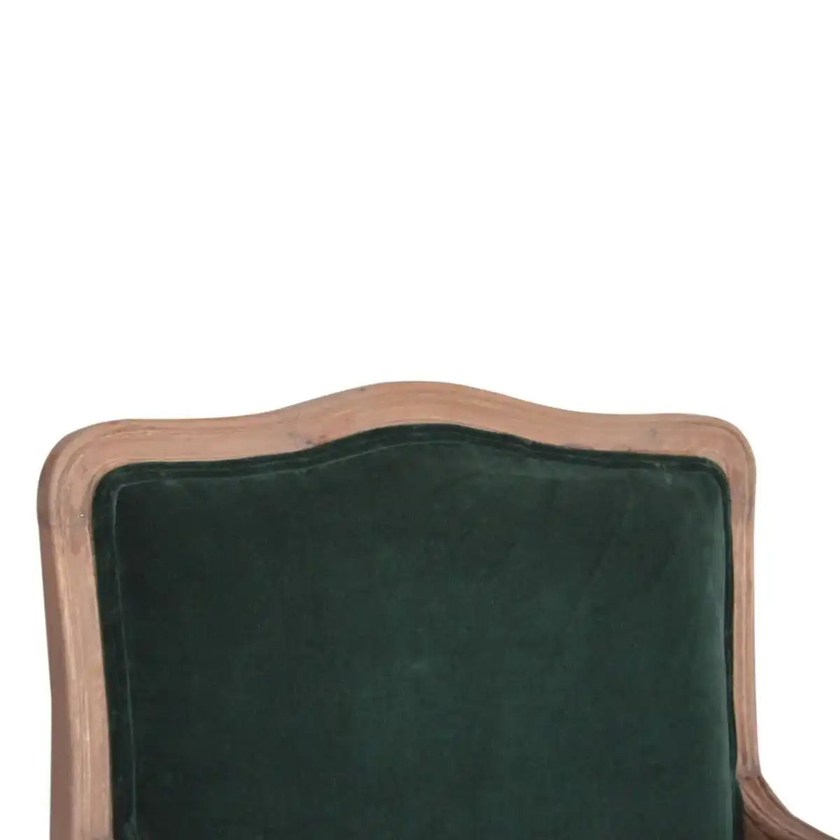 Green Velvet French Style Chair - Price Crash Furniture