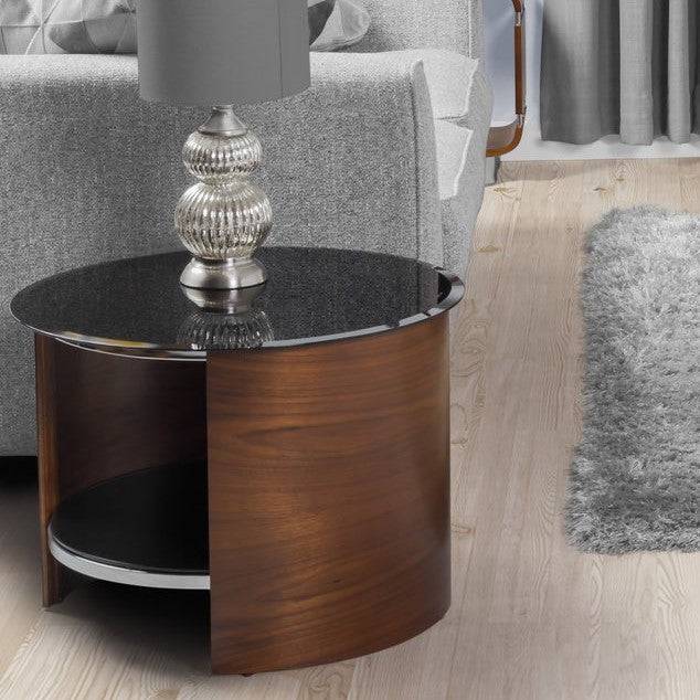 JF303 San Marino Lamp Side Table in Walnut by Jual - Price Crash Furniture
