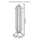 JF505 San Marino Coat Stand in Walnut by Jual - Price Crash Furniture