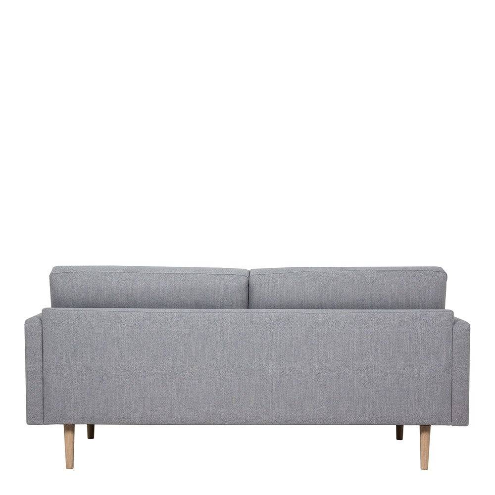 Larvik 2.5 Seater Sofa - Grey, Oak Legs - Price Crash Furniture