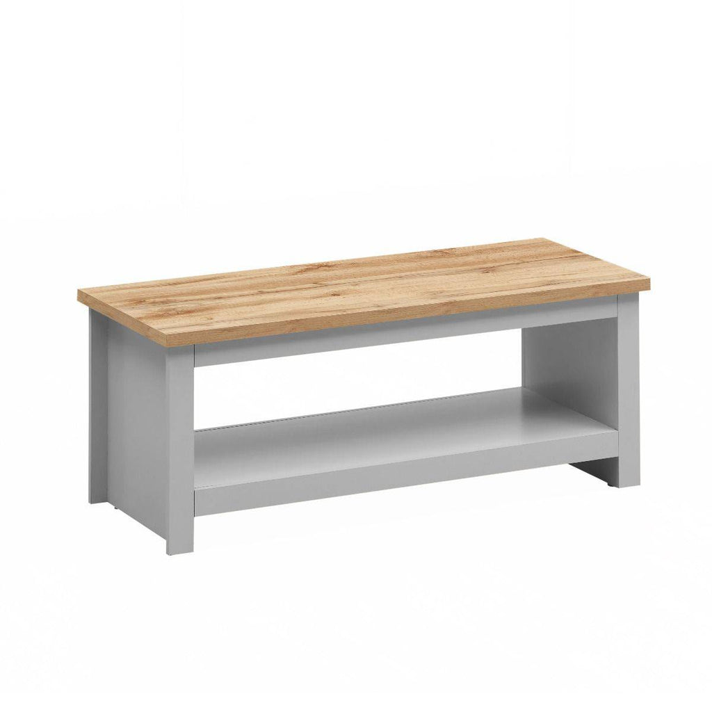 LISBON LIFT UP COFFEE TABLE in grey - Price Crash Furniture