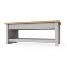 Lisbon slide top coffee table in grey & oak by TAD - Price Crash Furniture