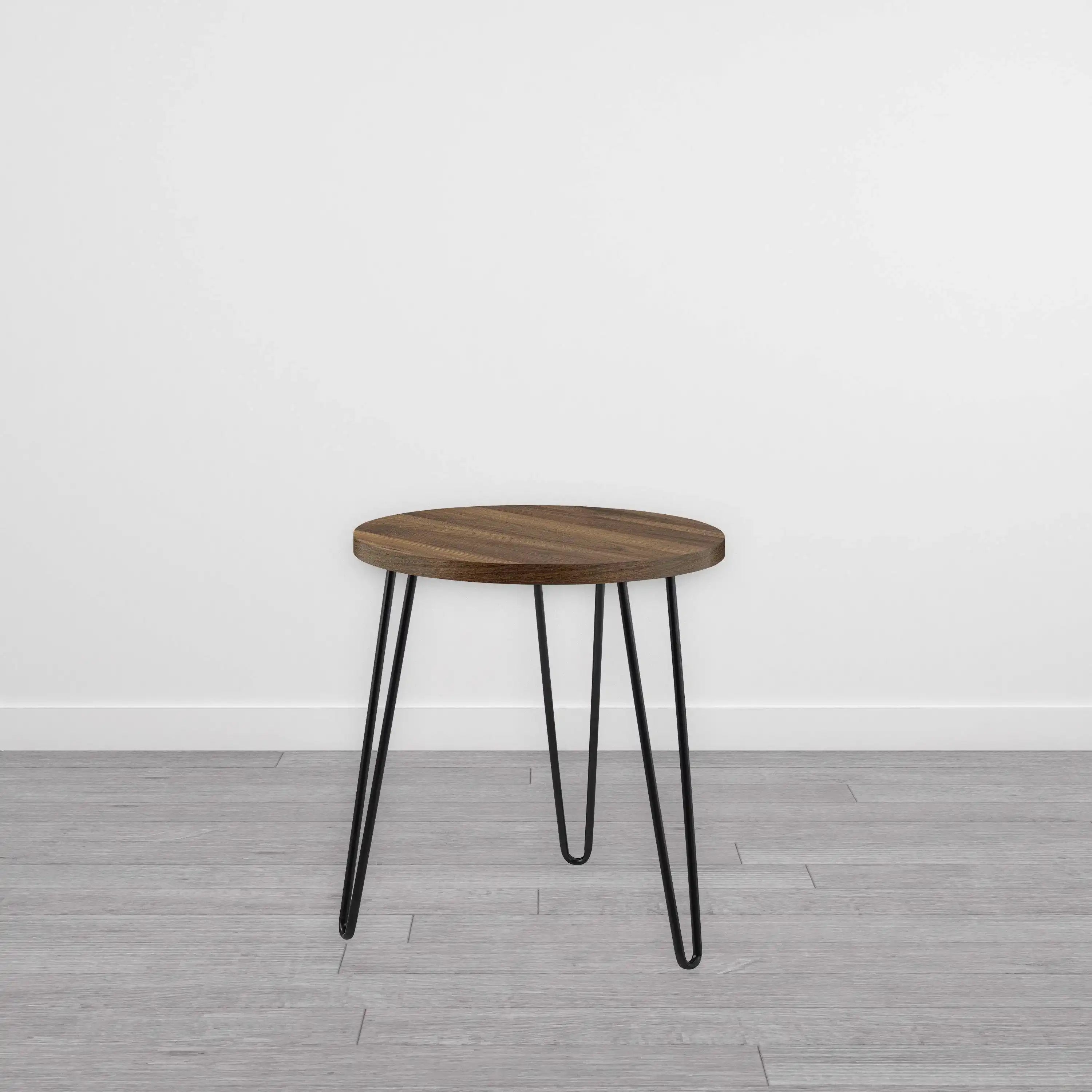Owen Round End Table - Walnut - Price Crash Furniture