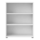 Prima Bookcase Shelving Unit 2 Shelves In White - Price Crash Furniture