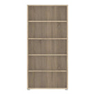 Prima Bookcase Shelving Unit 4 Shelves in Oak - Price Crash Furniture