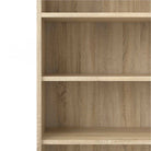 Prima Bookcase Shelving Unit 5 Shelves In Oak - Price Crash Furniture