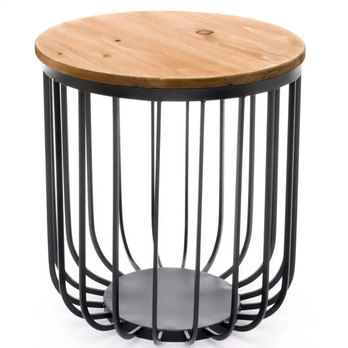 Set Of Three Industrial Side Tables - Price Crash Furniture