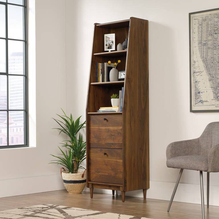 Teknik Hampstead Park Narrow Bookcase with Filing Drawer - Price Crash Furniture