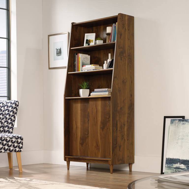 Teknik Hampstead Park Wide Bookcase with Storage Cupboard - Price Crash Furniture
