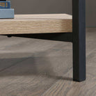 Teknik Industrial Style Bench Desk with Shelf in Charter Oak - Price Crash Furniture