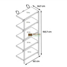 Teknik Industrial Style Bench Desk with Shelf in Charter Oak - Price Crash Furniture