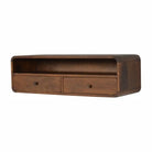 Wall Mounted 2 Drawer Console Table - Price Crash Furniture