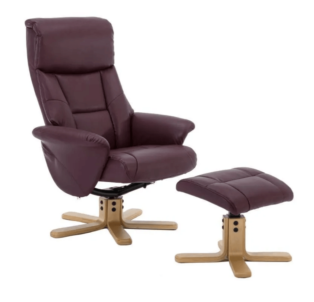 Teknik Montreal Luxury Recliner with Footstool (choice of colours) - Price Crash Furniture