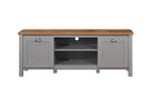 Eaton TV Cabinet Stand in Grey by TAD - Price Crash Furniture
