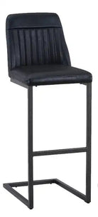 (VPR03G) Vintage Brown Leather Bar Stool (Pack of Two) - Price Crash Furniture