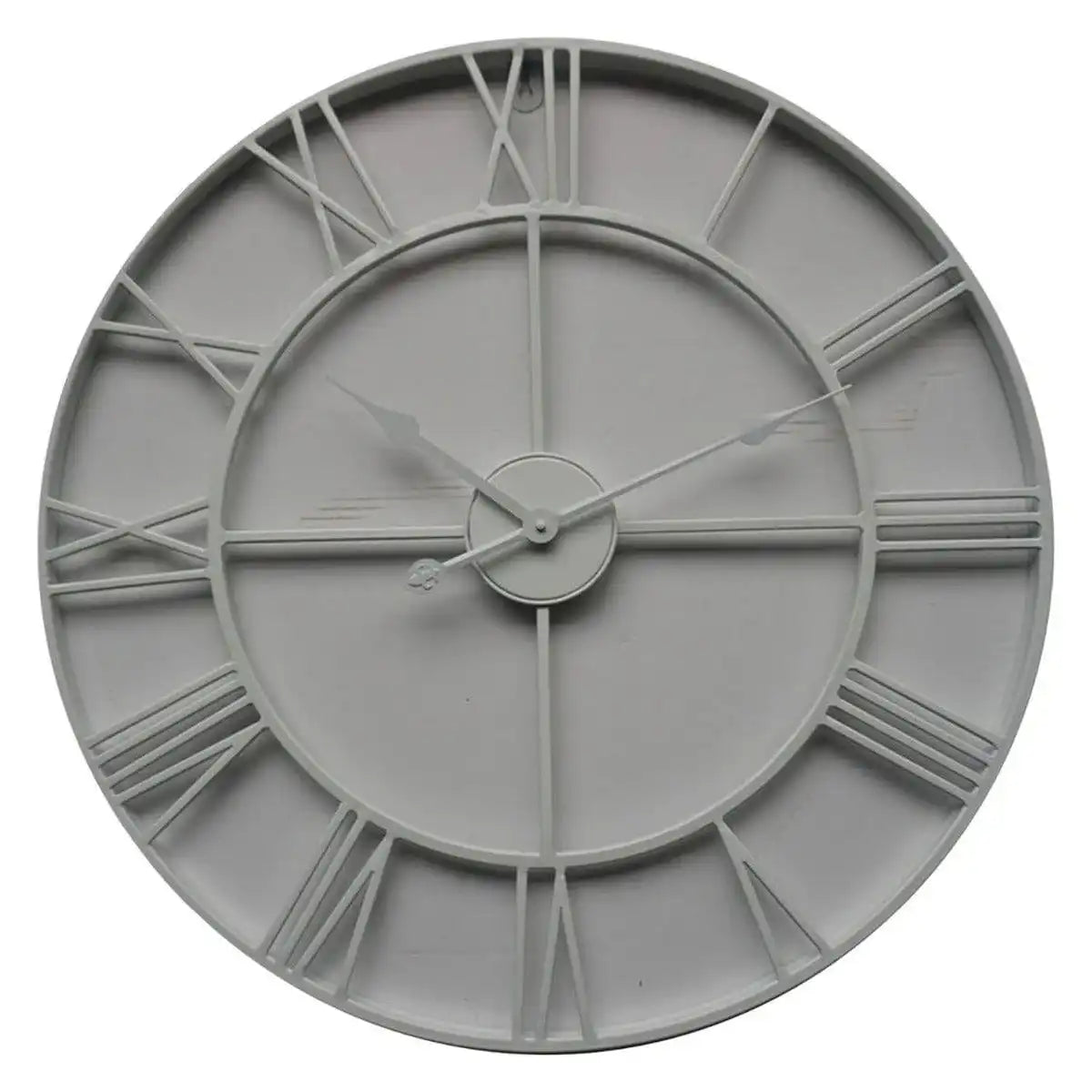 White Skeleton Wall Clock - Price Crash Furniture