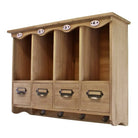 Wooden Wall Hanging Storage Unit- Kitchen, Utility, Hallway - Price Crash Furniture