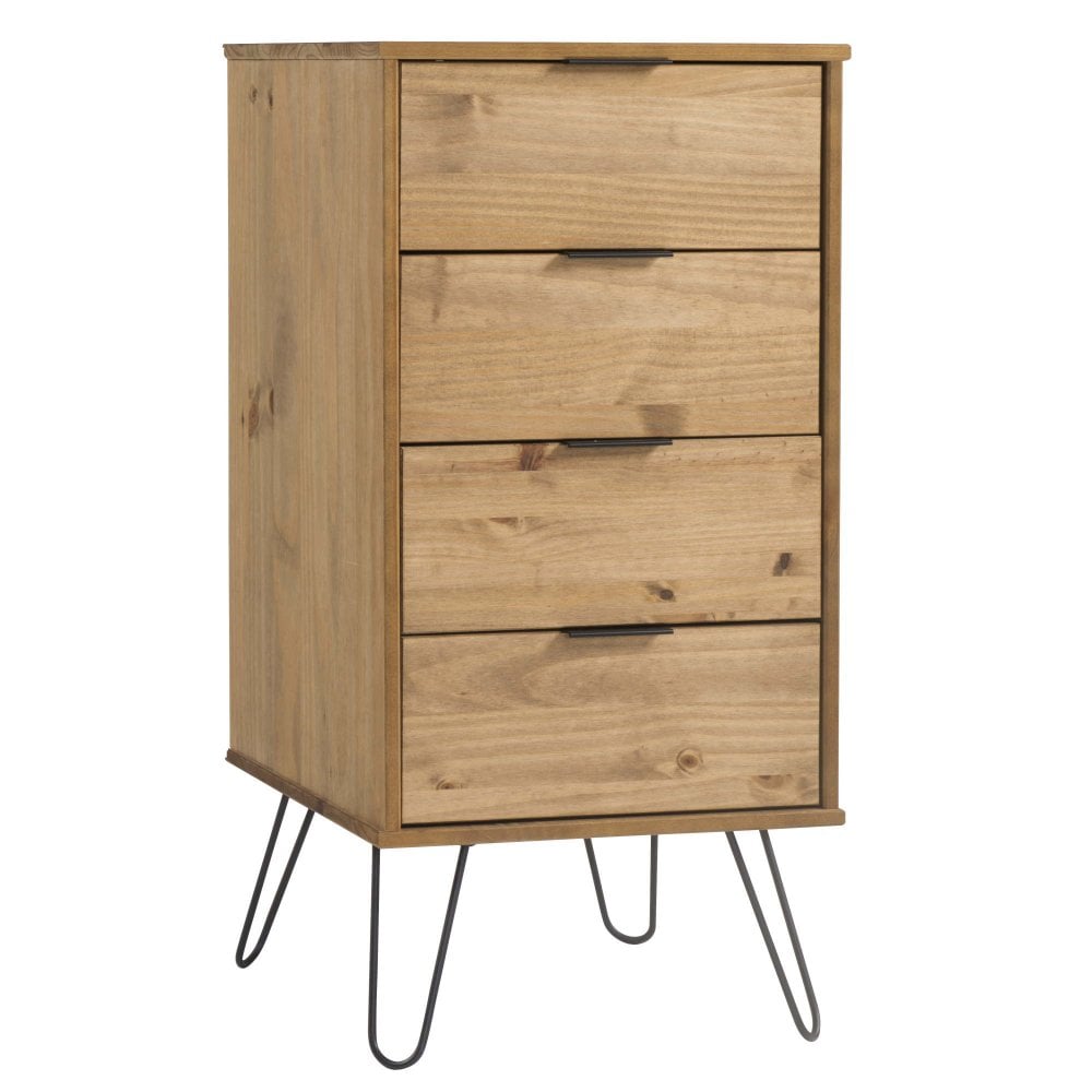 Core Products  Augusta 4 Drawer Narrow Chest of Drawers - Price Crash Furniture