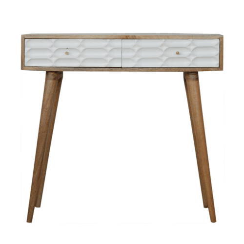 Capsule Carved Console Table
