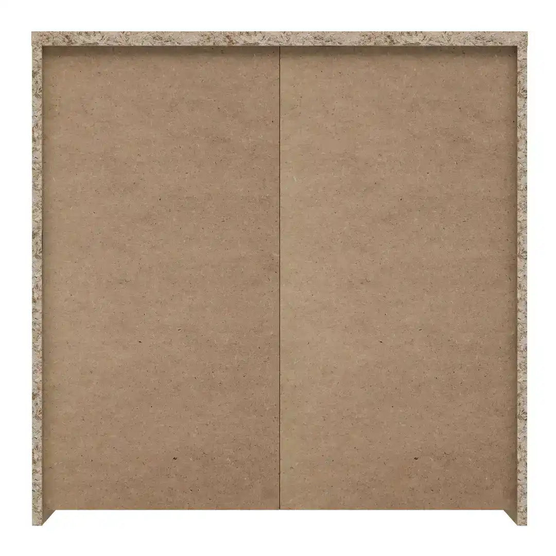 Best Chest Storage Cabinet with 4 Doors in Artisan Oak/White - Price Crash Furniture