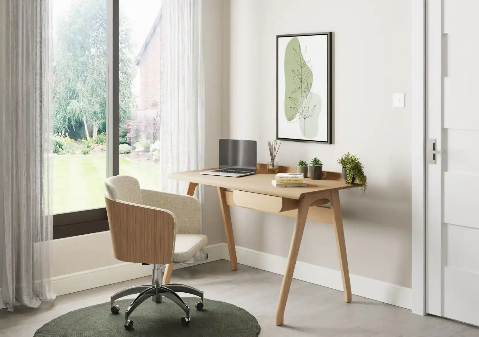 PC811 San Francisco Side Drawer Desk - Price Crash Furniture