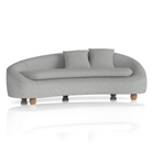 Mimi 3 Seater Curved Sofa - Price Crash Furniture