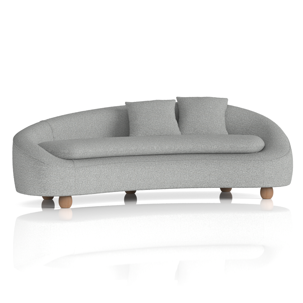 Mimi 3 Seater Curved Sofa - Price Crash Furniture