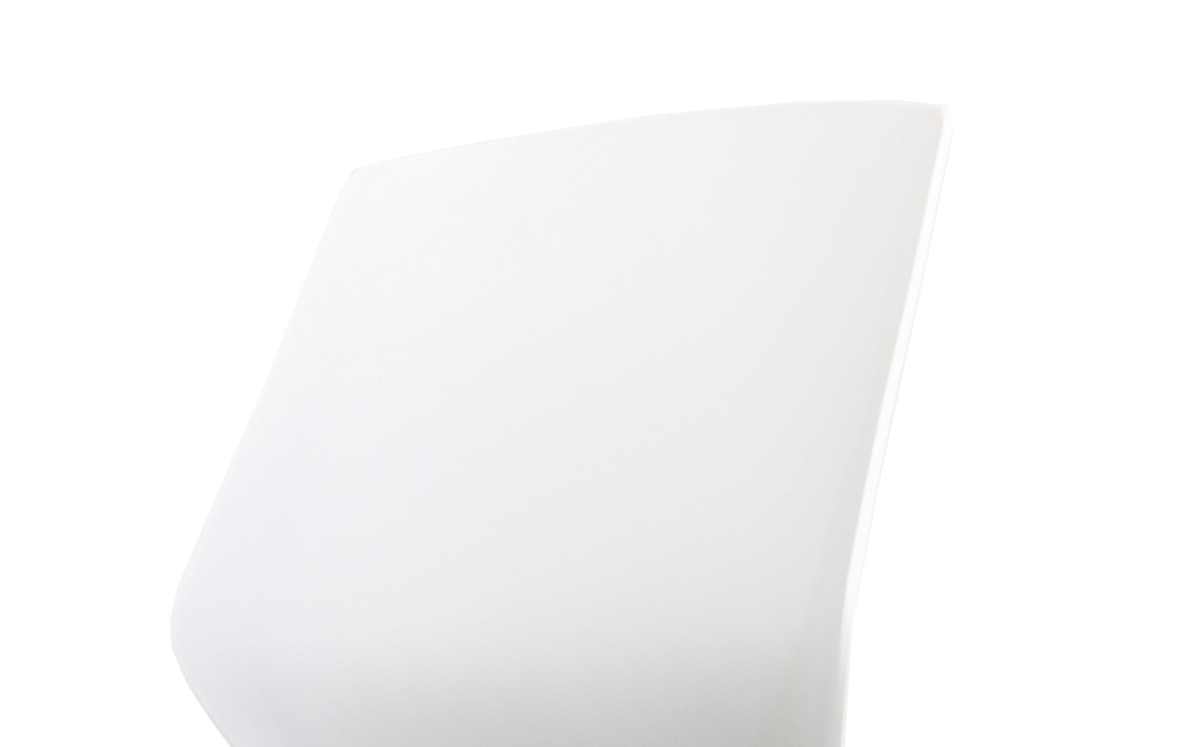 Florence White Frame Fabric Seat High Stool Chair - Price Crash Furniture