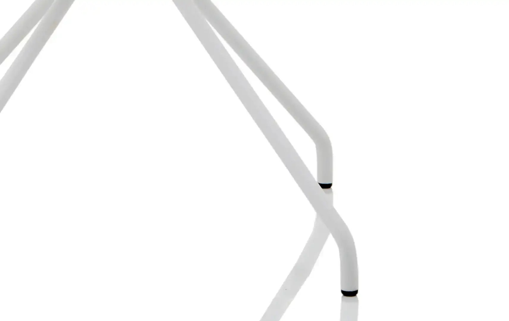 Florence Spindle White Frame Fabric Seat Visitor Chair - Price Crash Furniture