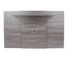 Lido extendable fixed TV wall panel, grey oak effect - Price Crash Furniture