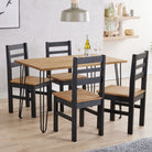 Core Augusta Table and Chair Set: 1xAGTB2+2xCRB107 (pair) - Price Crash Furniture