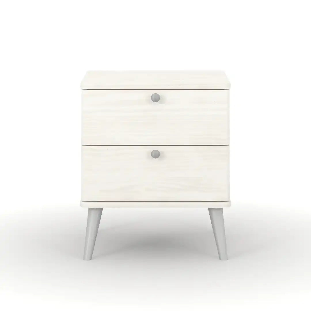 Core Augusta Curve 2 drawer bedside cabinet - Price Crash Furniture