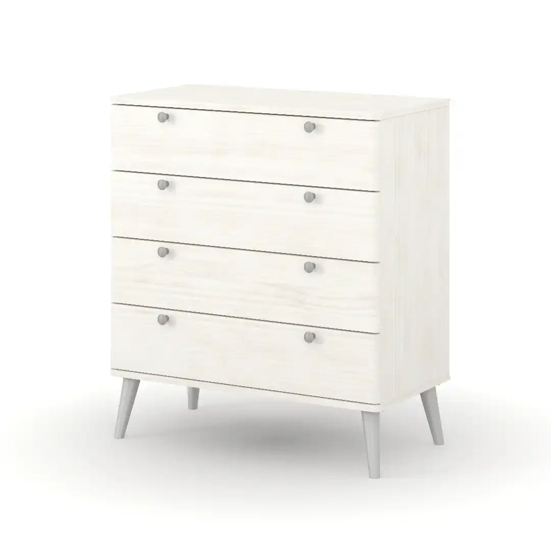 Core Augusta Curve 4 drawer chest of drawers - Price Crash Furniture