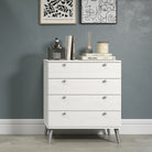 Core Augusta Curve 4 drawer chest of drawers - Price Crash Furniture